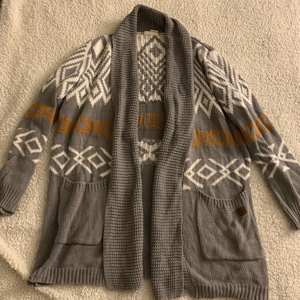 Aztec Print Cardigan